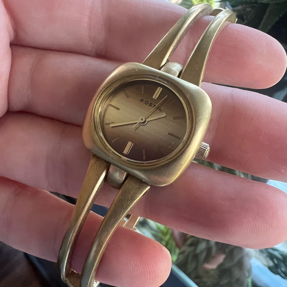 Fossil Brushed Gold Women's Bracelet Watch
